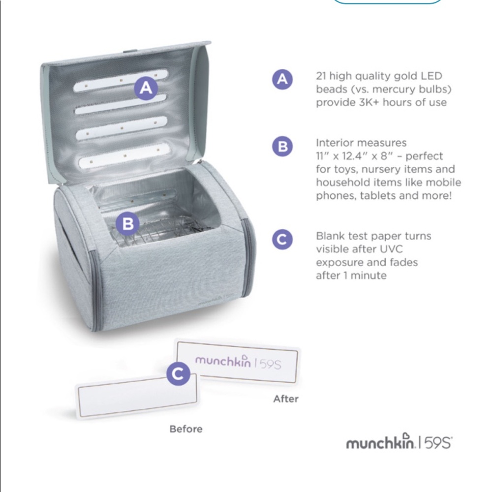 Munchkin UV sterilizer - Picture 2 of 4